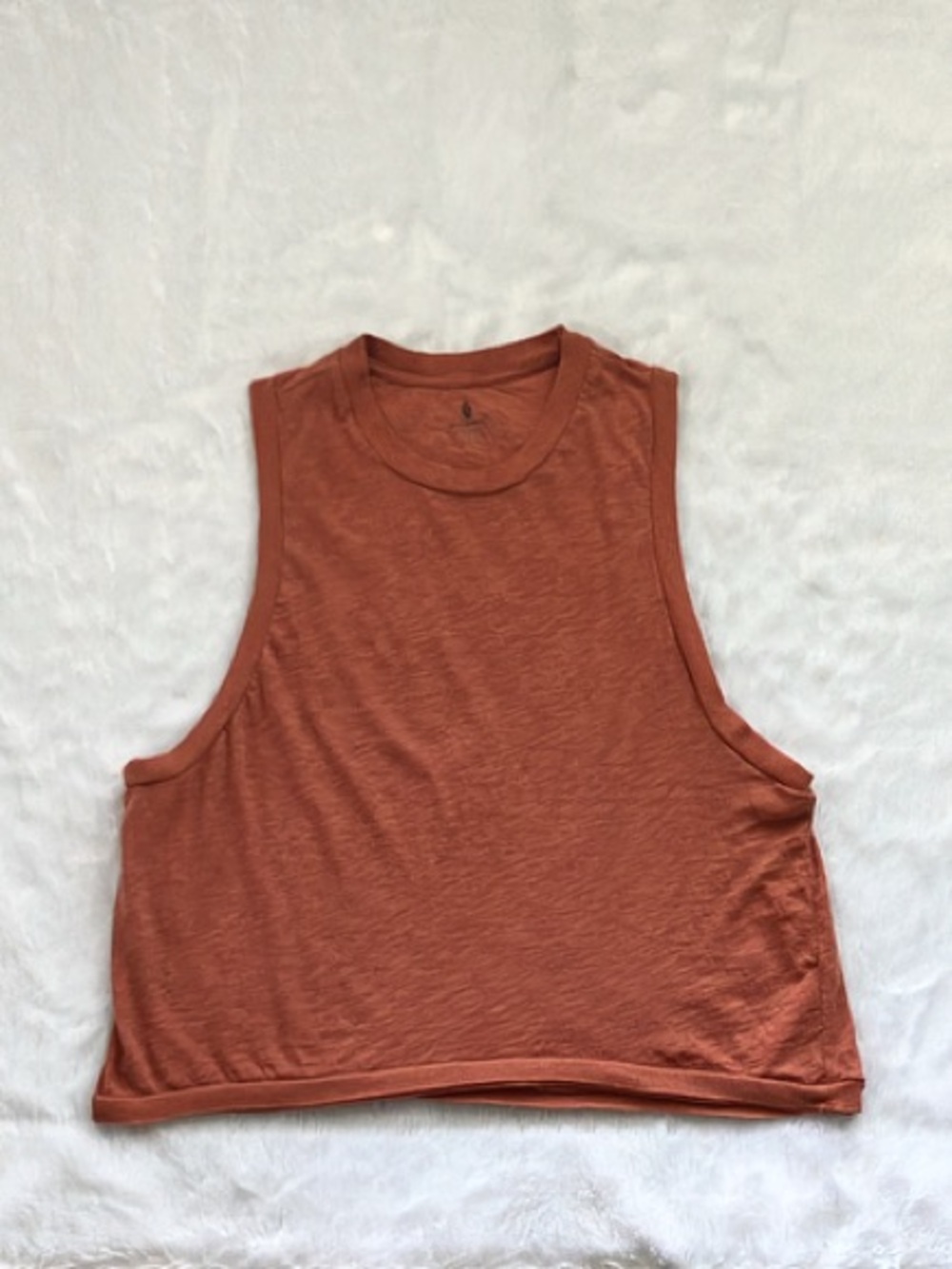 Like New Burnt Orange Free People FP Movement Love Tank, Size Medium